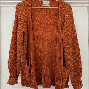 Urban Outfitters Small Rust Cardigan